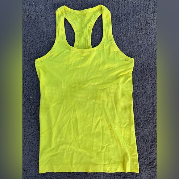 lululemon athletica Tops - Lululemon swiftly tank, yellow, size 6
